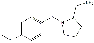 {1-[(4-methoxyphenyl)methyl]pyrrolidin-2-yl}methanamine Structure