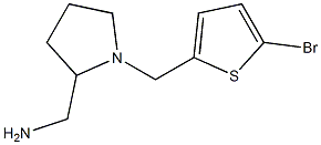 {1-[(5-bromothiophen-2-yl)methyl]pyrrolidin-2-yl}methanamine