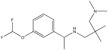 {1-[3-(difluoromethoxy)phenyl]ethyl}({2-[(dimethylamino)methyl]-2-methylpropyl})amine