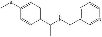 {1-[4-(methylsulfanyl)phenyl]ethyl}(pyridin-3-ylmethyl)amine