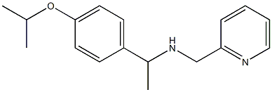 {1-[4-(propan-2-yloxy)phenyl]ethyl}(pyridin-2-ylmethyl)amine