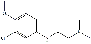 {2-[(3-chloro-4-methoxyphenyl)amino]ethyl}dimethylamine