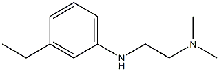 {2-[(3-ethylphenyl)amino]ethyl}dimethylamine Struktur