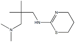 {2-[(5,6-dihydro-4H-1,3-thiazin-2-ylamino)methyl]-2-methylpropyl}dimethylamine Struktur