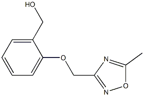 {2-[(5-methyl-1,2,4-oxadiazol-3-yl)methoxy]phenyl}methanol Structure