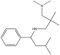 {2-[(dimethylamino)methyl]-2-methylpropyl}(3-methyl-1-phenylbutyl)amine|