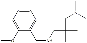 {2-[(dimethylamino)methyl]-2-methylpropyl}[(2-methoxyphenyl)methyl]amine 结构式