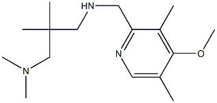  {2-[(dimethylamino)methyl]-2-methylpropyl}[(4-methoxy-3,5-dimethylpyridin-2-yl)methyl]amine