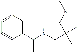 {2-[(dimethylamino)methyl]-2-methylpropyl}[1-(2-methylphenyl)ethyl]amine