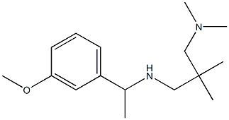 {2-[(dimethylamino)methyl]-2-methylpropyl}[1-(3-methoxyphenyl)ethyl]amine