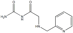 {2-[(pyridin-2-ylmethyl)amino]acetyl}urea Structure