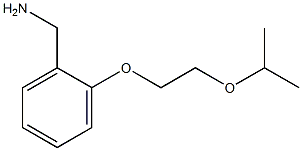 {2-[2-(propan-2-yloxy)ethoxy]phenyl}methanamine,,结构式