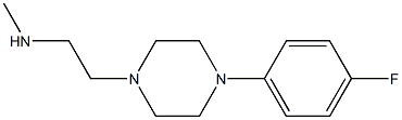 {2-[4-(4-fluorophenyl)piperazin-1-yl]ethyl}(methyl)amine Structure