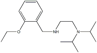 {2-[bis(propan-2-yl)amino]ethyl}[(2-ethoxyphenyl)methyl]amine 结构式