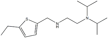 {2-[bis(propan-2-yl)amino]ethyl}[(5-ethylthiophen-2-yl)methyl]amine Structure