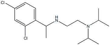 {2-[bis(propan-2-yl)amino]ethyl}[1-(2,4-dichlorophenyl)ethyl]amine 结构式