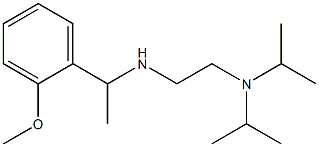 {2-[bis(propan-2-yl)amino]ethyl}[1-(2-methoxyphenyl)ethyl]amine 结构式