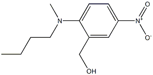 {2-[butyl(methyl)amino]-5-nitrophenyl}methanol,,结构式