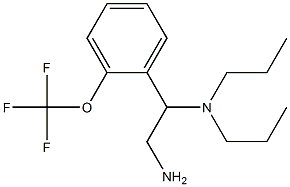 {2-amino-1-[2-(trifluoromethoxy)phenyl]ethyl}dipropylamine,,结构式