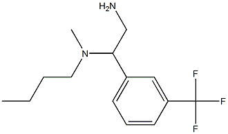 {2-amino-1-[3-(trifluoromethyl)phenyl]ethyl}(butyl)methylamine,,结构式