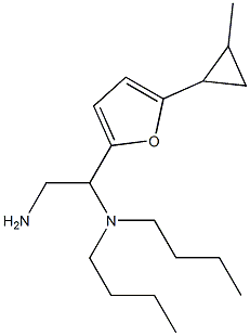 {2-amino-1-[5-(2-methylcyclopropyl)furan-2-yl]ethyl}dibutylamine