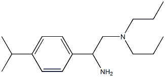 {2-amino-2-[4-(propan-2-yl)phenyl]ethyl}dipropylamine Struktur
