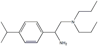 {2-amino-2-[4-(propan-2-yl)phenyl]ethyl}dipropylamine,,结构式