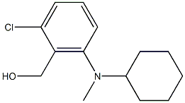 {2-chloro-6-[cyclohexyl(methyl)amino]phenyl}methanol Struktur