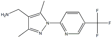 {3,5-dimethyl-1-[5-(trifluoromethyl)pyridin-2-yl]-1H-pyrazol-4-yl}methylamine