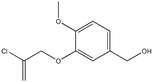 {3-[(2-chloroprop-2-en-1-yl)oxy]-4-methoxyphenyl}methanol