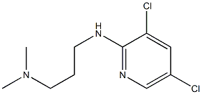 {3-[(3,5-dichloropyridin-2-yl)amino]propyl}dimethylamine 化学構造式