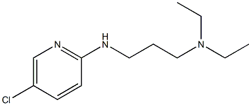 {3-[(5-chloropyridin-2-yl)amino]propyl}diethylamine,,结构式