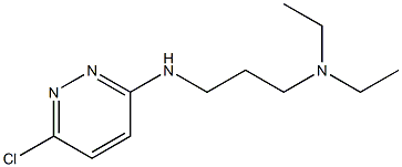 {3-[(6-chloropyridazin-3-yl)amino]propyl}diethylamine Structure