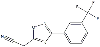 {3-[3-(trifluoromethyl)phenyl]-1,2,4-oxadiazol-5-yl}acetonitrile