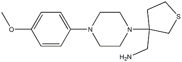 {3-[4-(4-methoxyphenyl)piperazin-1-yl]thiolan-3-yl}methanamine