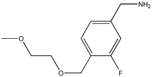 {3-fluoro-4-[(2-methoxyethoxy)methyl]phenyl}methanamine|