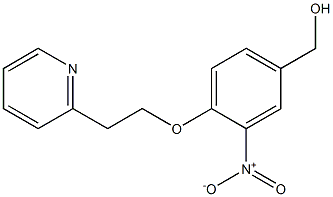 {3-nitro-4-[2-(pyridin-2-yl)ethoxy]phenyl}methanol Structure