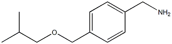 {4-[(2-methylpropoxy)methyl]phenyl}methanamine,,结构式