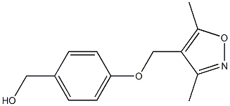 {4-[(3,5-dimethyl-1,2-oxazol-4-yl)methoxy]phenyl}methanol Structure