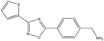 {4-[3-(thiophen-2-yl)-1,2,4-oxadiazol-5-yl]phenyl}methanamine