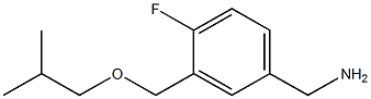 {4-fluoro-3-[(2-methylpropoxy)methyl]phenyl}methanamine|