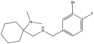  1-({[(3-bromo-4-fluorophenyl)methyl]amino}methyl)-N,N-dimethylcyclohexan-1-amine