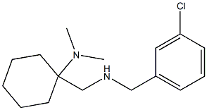  1-({[(3-chlorophenyl)methyl]amino}methyl)-N,N-dimethylcyclohexan-1-amine