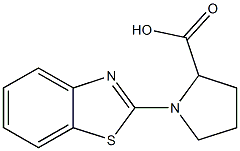 1-(1,3-benzothiazol-2-yl)pyrrolidine-2-carboxylic acid Structure