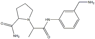 1-(1-{[3-(aminomethyl)phenyl]carbamoyl}ethyl)pyrrolidine-2-carboxamide