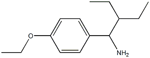 1-(1-amino-2-ethylbutyl)-4-ethoxybenzene,,结构式