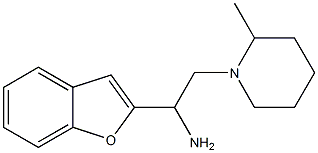 1-(1-benzofuran-2-yl)-2-(2-methylpiperidin-1-yl)ethan-1-amine 结构式