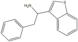 1-(1-benzothiophen-3-yl)-2-phenylethan-1-amine,,结构式