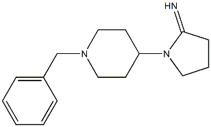 1-(1-benzylpiperidin-4-yl)pyrrolidin-2-imine Struktur