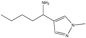  1-(1-methyl-1H-pyrazol-4-yl)pentan-1-amine